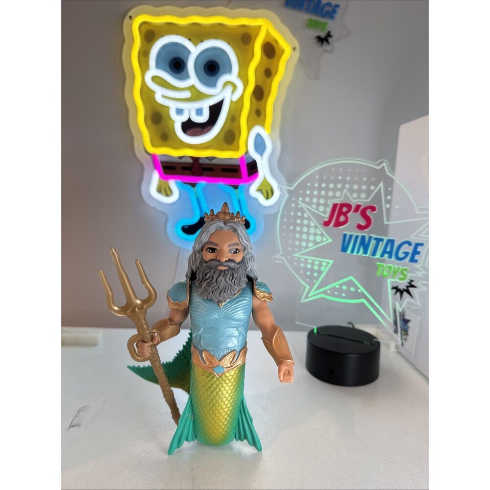 Disney Little Mermaid Ariel Father King Triton Petite Gift Set Live Action Movie
